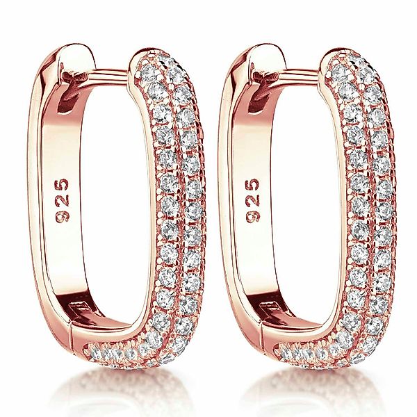 Materia Paar Creolen Klapp-Creolen Rosegold mit günstig online kaufen
