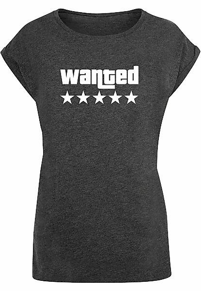 Merchcode T-Shirt "Merchcode Damen Laides Wanted Extended Shoulder Tee" 1 S günstig online kaufen