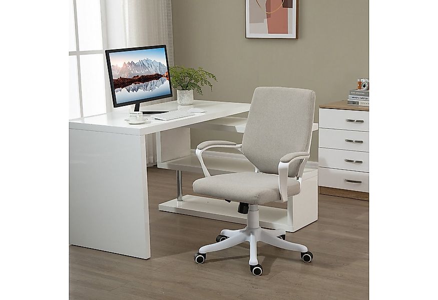 Vinsetto Schreibtischstuhl Home-Office-Stuhl mit Wippenfunktion (Office-Stu günstig online kaufen