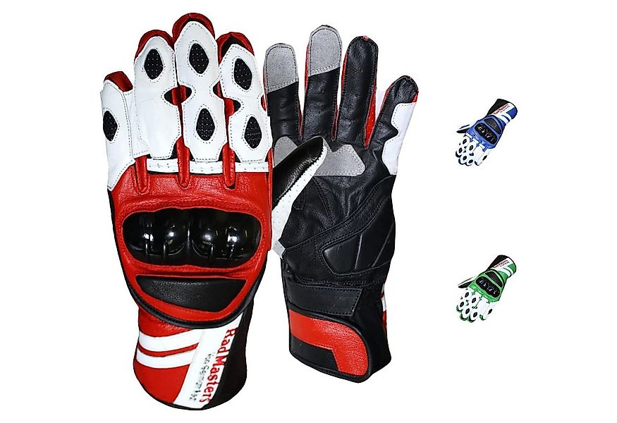 German Wear Motorradhandschuhe GW409G Lederhandschuhe Handschuhe aus Kalbsl günstig online kaufen