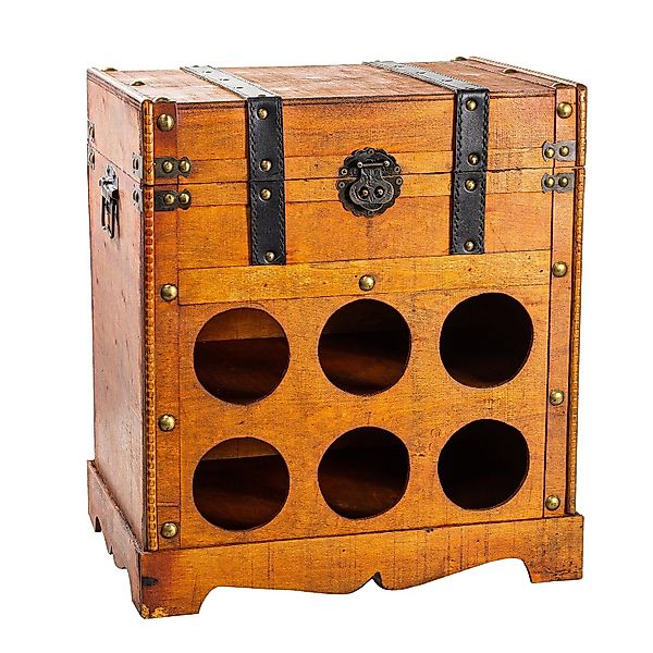 HTI-Living Weinschrank Weinbar rustikal für 6 günstig online kaufen