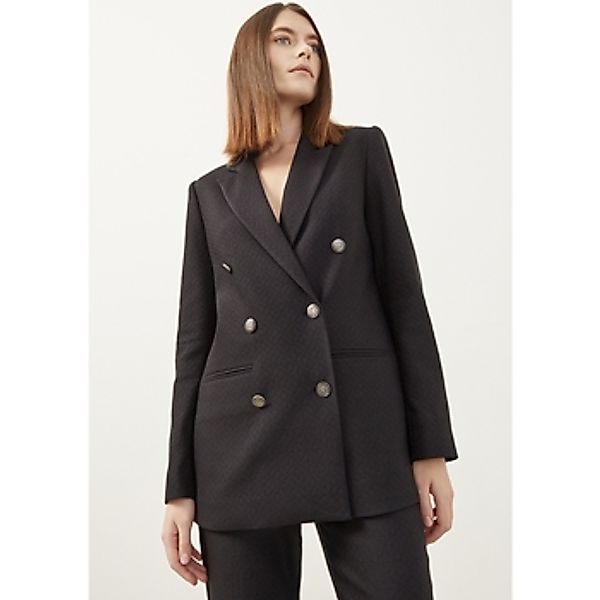 Just Like You  Blazer Schwarze, zweireihige, wattierte Blazerjacke günstig online kaufen