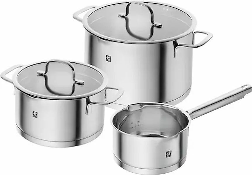 Zwilling Topf-Set »TrueFlow« Set, 3 Stk. tlg. Edelstahl günstig online kaufen