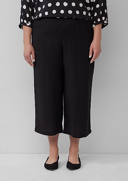 s.Oliver Stoffhose CURVE (1-tlg) 7/8-Länge, Taschen, Gummibund günstig online kaufen