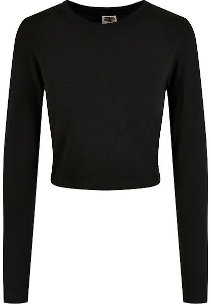 URBAN CLASSICS Langarmshirt Urban Classics Damen Ladies Organic Cropped Lon günstig online kaufen