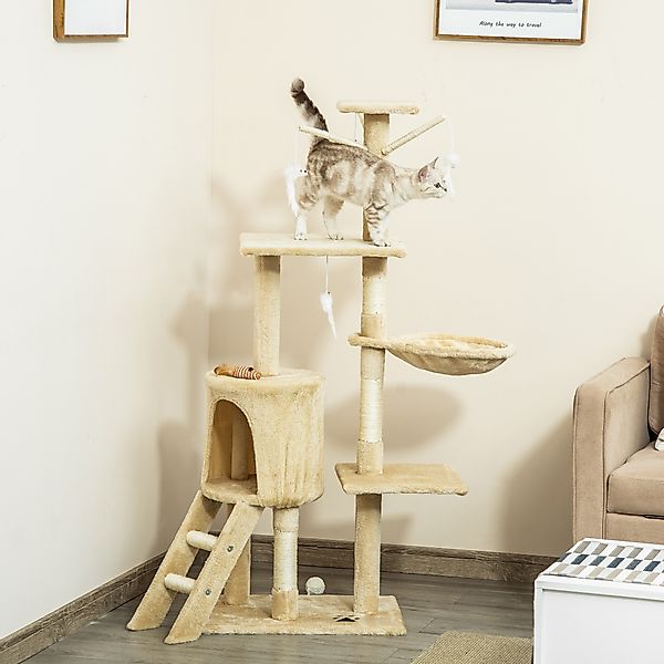 PawHut Kratzbaum Katzenkratzbaum Kletterbaum Katze Treppe günstig online kaufen