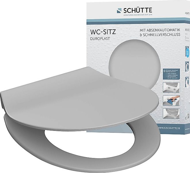 Schütte WC-Sitz SLIM, Duroplast, Absenkautomatik, Schnellverschluss, besond günstig online kaufen