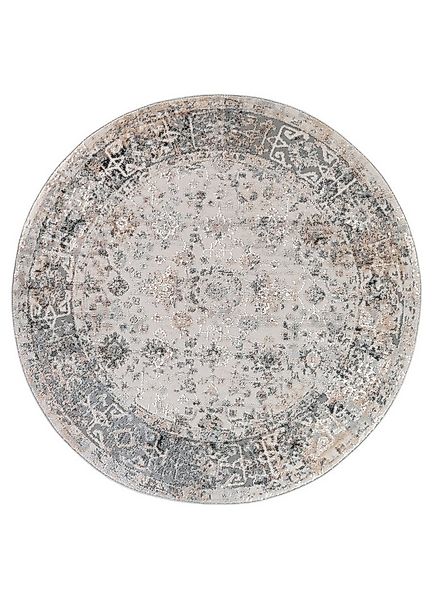 Tapiso Teppich VALLEY, rund, Höhe: 9 mm, Wohnzimmer, Schlafzimmer, Vintage günstig online kaufen