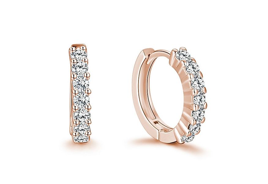 Lisandra Scott Paar Creolen Ohrringe geriffelt aus 925 Sterling Silber mit günstig online kaufen