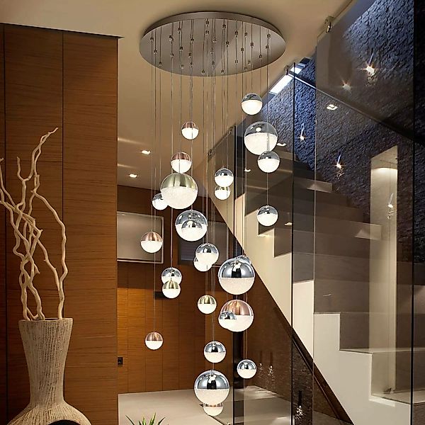 LED-Hängeleuchte Sphere multicolour 27-flammig App günstig online kaufen