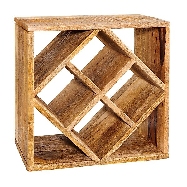 riess-ambiente Weinregal CUBUS 40cm braun, Einzelartikel günstig online kaufen