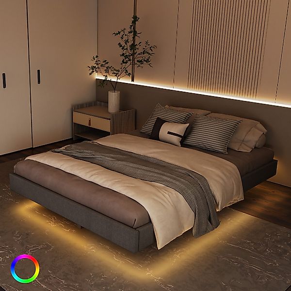 WILGOON Bettgestell Metallbett Schwebebett Bettgestell mit günstig online kaufen