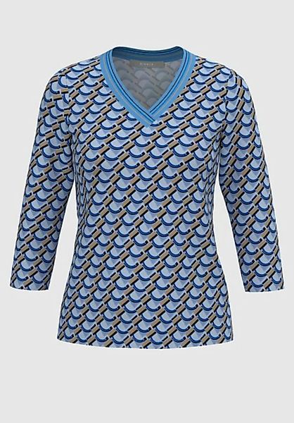bianca Print-Shirt EMILY mit modischem Druck und abgesetzten Strickbündchen günstig online kaufen