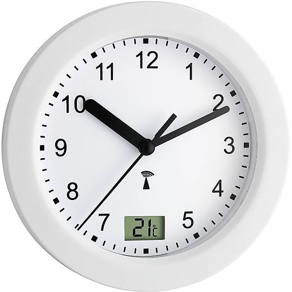 TFA Dostmann Wanduhr Funk-Badezimmer-/Feuchtraumuhr (Badezimmer-/Feuchtraum günstig online kaufen