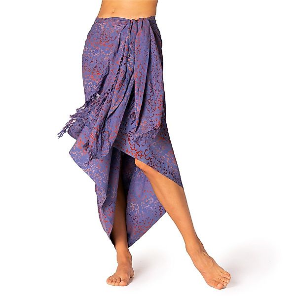PANASIAM Pareo Sarong Wachsbatik Blautöne aus günstig online kaufen