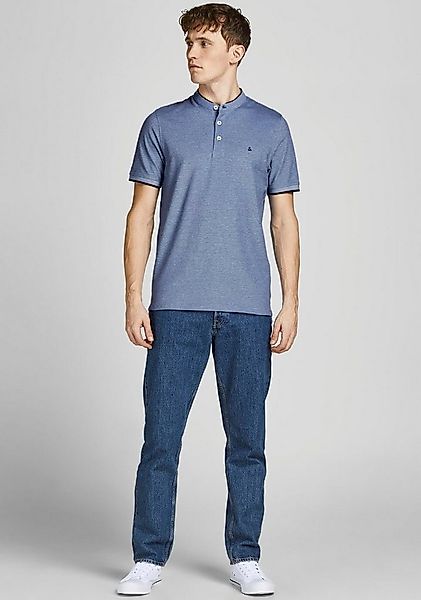 Jack & Jones Kurzarmshirt PAULOS MAO POLO mit kontrastfarbiger Kante am sch günstig online kaufen
