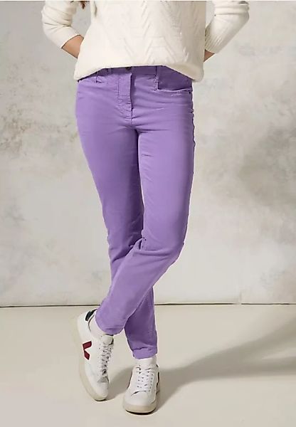 Hose im Velvet-Look günstig online kaufen