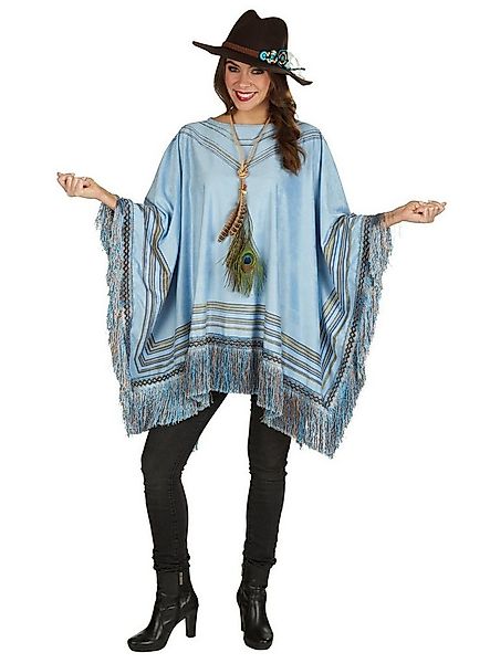 Metamorph Cowboy-Kostüm Texmex Poncho - Halloween Fasching Cowboy Kostüm, W günstig online kaufen