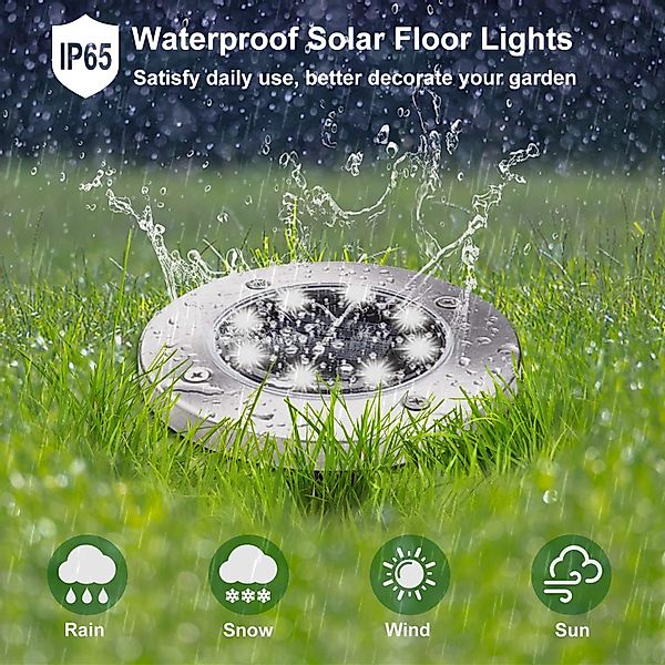 BlingBin LED Solarleuchte 4/8 Stück Solar günstig online kaufen