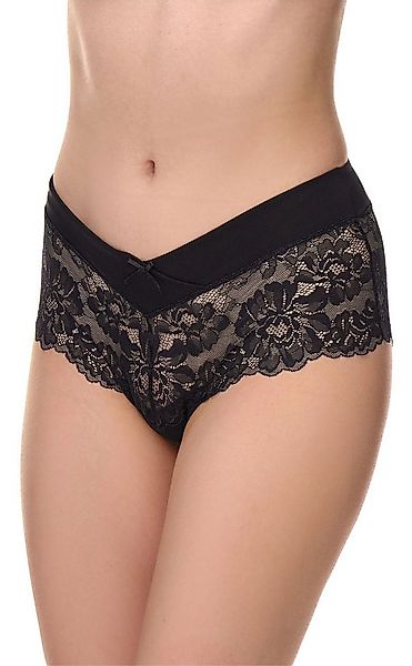 Merry Style Lange Unterhose Damen Unterhose Hipster Hot Pants mit Spitzenbe günstig online kaufen