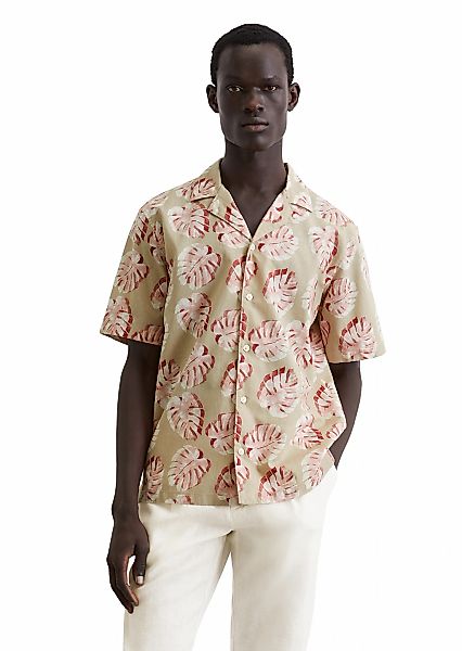 Marc OPolo Kurzarmhemd "aus Leinen und Bio-Baumwolle" günstig online kaufen