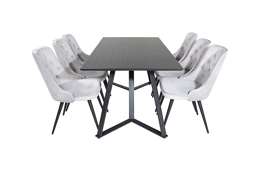 ebuy24 Essgruppe MarinaBLBL Essgruppe Esstisch schwarz günstig online kaufen