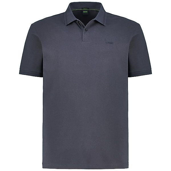 BOSS Poloshirt aus Baumwolle Farbe dunkelblau Größe: 6XL günstig online kaufen