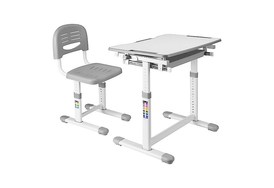 en.casa Kinderschreibtisch, Kinderschreibtischset »Sala« 2-tlg. Kindertisch günstig online kaufen