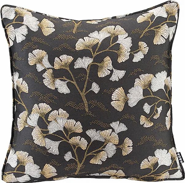 H.O.C.K. Dekokissen »Gingko«, mit Gingko-Blättern, Kissenhülle mit Füllung, günstig online kaufen