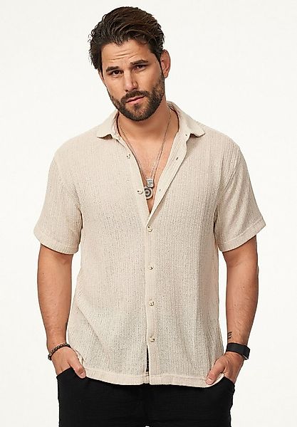 CARISMA Kurzarmhemd im Vintage Summer-Look als Strickhemd Herren Kurzarm St günstig online kaufen