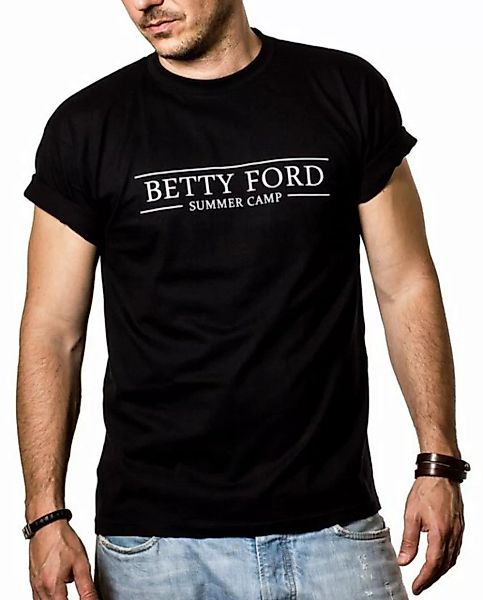 MAKAYA Print-Shirt Sprüche Lustig Betty Ford Summer Camp Herren/Männer Gril günstig online kaufen