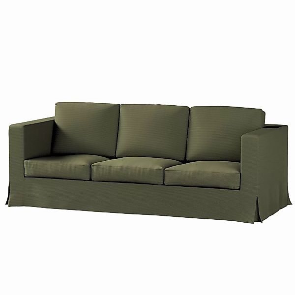 Bezug für Karlanda 3-Sitzer Sofa nicht ausklappbar, lang, olivgrün, Bezug f günstig online kaufen