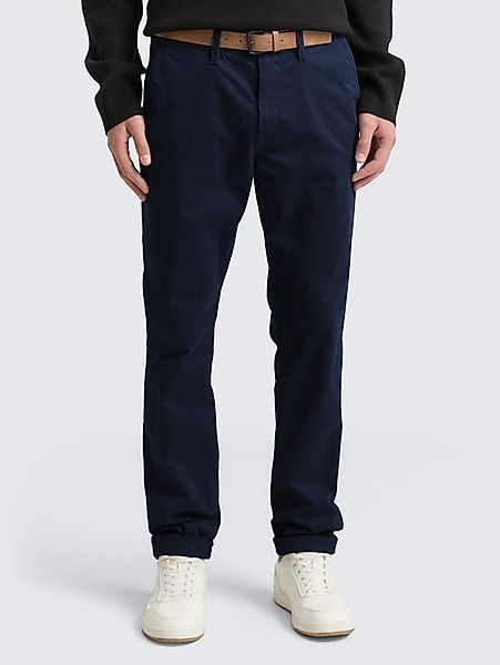 TOM TAILOR Denim Chinohose Hosen & Chino Slim Fit Chino Hose mit Gürtel günstig online kaufen