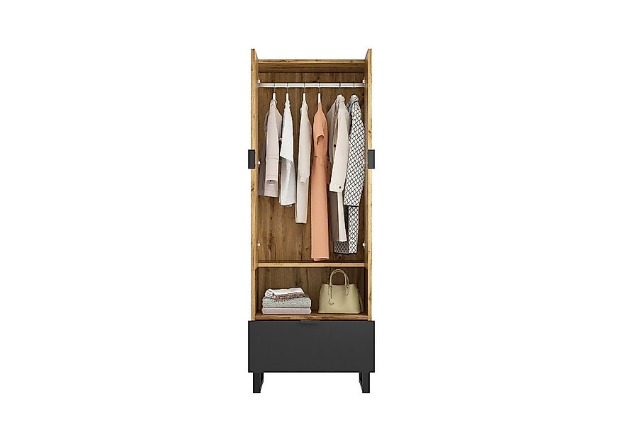 OKWISH Highboard Garderobenschrank (Hochschrank, Kommode, 1 St., 2 Türen, 1 günstig online kaufen