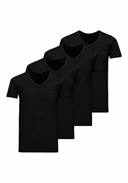 Jack & Jones T-Shirt "T-Shirt JACBASIC V-NECK TEE 2PK 2er Pack" günstig online kaufen