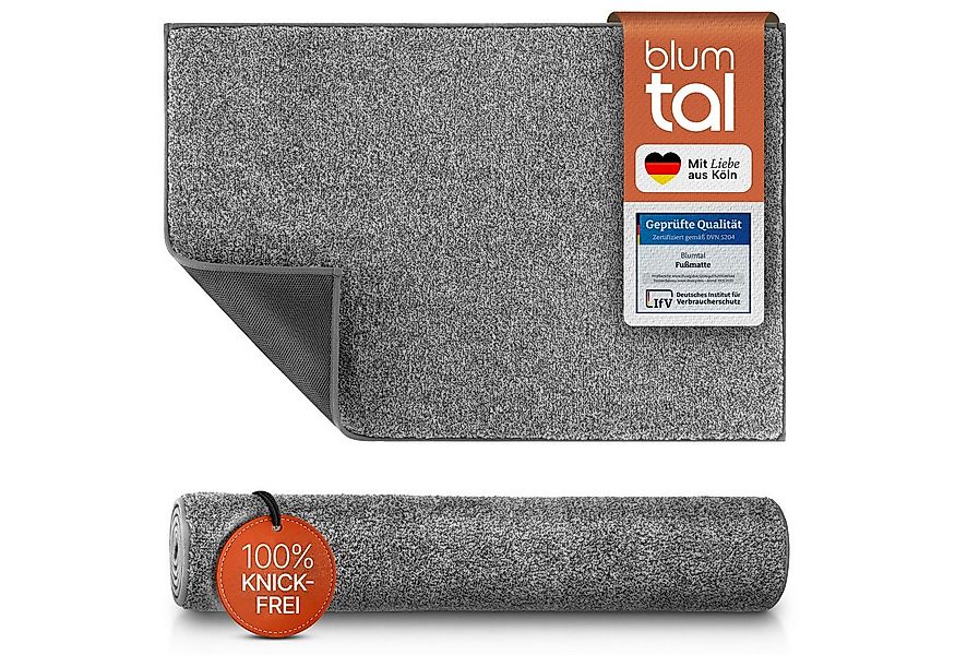 Blumtal Fußmatte Fußmatte außen & innen mit wasserdichter TPR-Rückseite, Mi günstig online kaufen