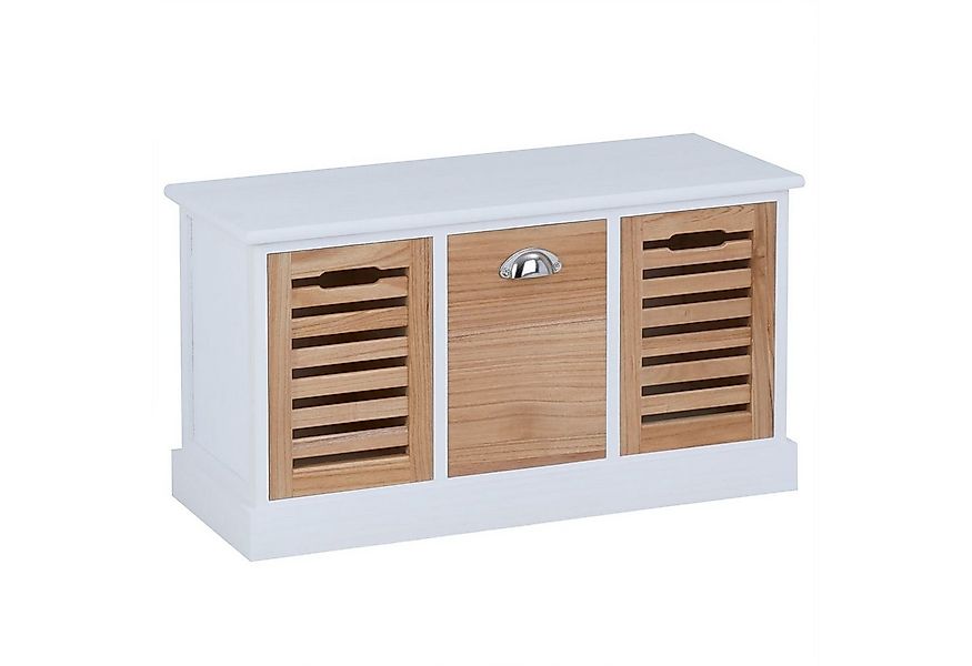 CARO-Möbel Schuhbank TRIENT, Sitzbank Garderobenbank Truhe Vintage Landhaus günstig online kaufen