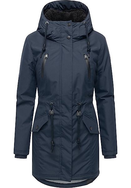 Ragwear Wintermantel Elsien wasserdichter Winterparka mit Teddyfell-Futter günstig online kaufen