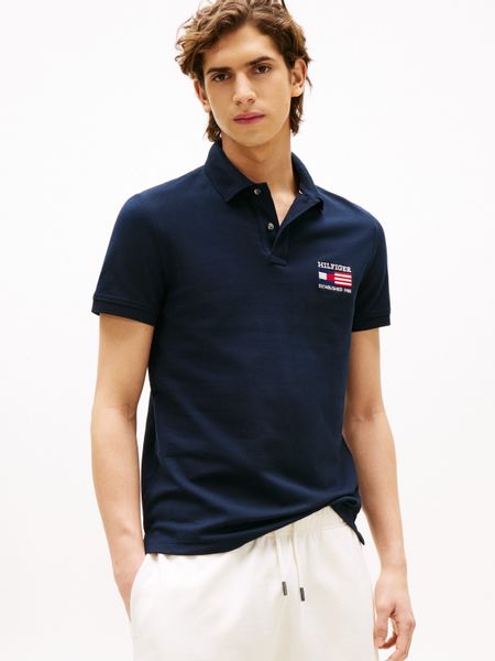Tommy Hilfiger Poloshirt HILFIGER FLAG REG günstig online kaufen