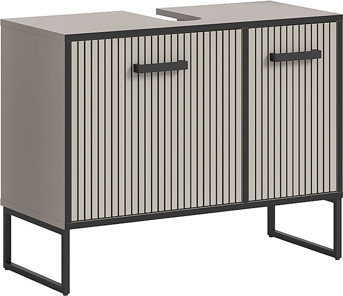 welltime Waschbeckenunterschrank Locri, Höhe 63 cm, günstig online kaufen