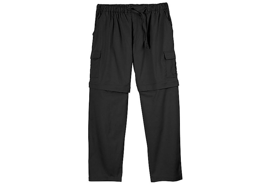 ABRAXAS Cargohose Abraxas XXL Zipp-off-Cargohose schwarz Gummibund günstig online kaufen