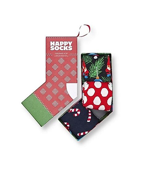 Happy Socks Socken Tagessocke Crew X-Mas Stocking Socks Gift Set bunt Gesch günstig online kaufen