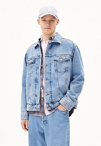 Armedangels Blouson TRAAKA Herren Jeansjacke aus recycelter Baumwolle Overs günstig online kaufen