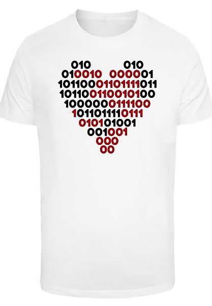 F4NT4STIC T-Shirt "I love you 01001001 Binary Code Herz Valentinstag", Prem günstig online kaufen