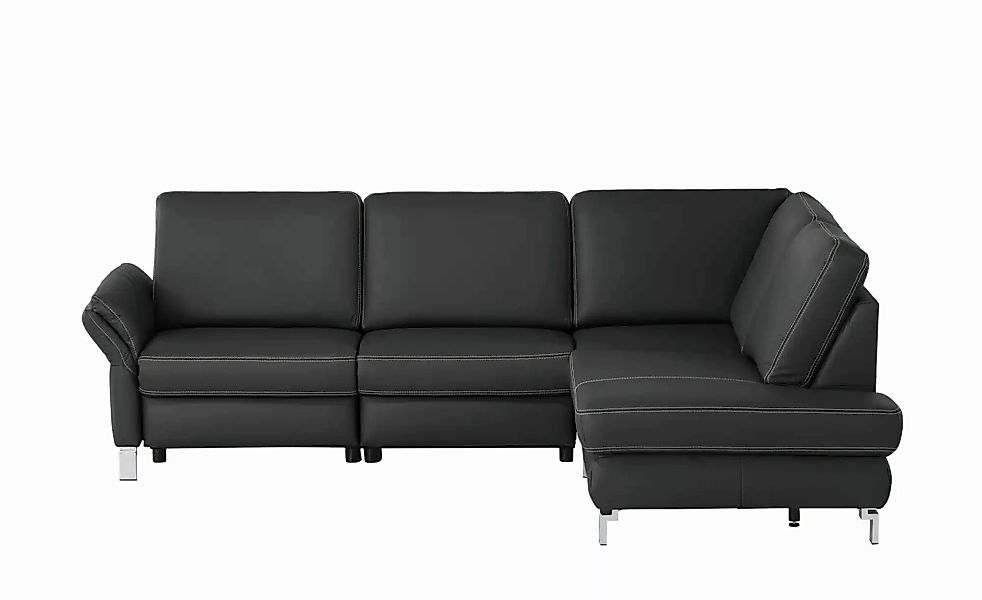 medium Ecksofa  Medium Plus ¦ schwarz ¦ Maße (cm): B: 265 H: 89 T: 200.0 Po günstig online kaufen