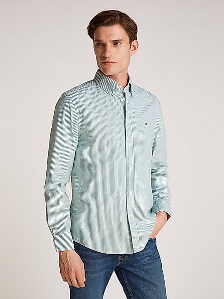 Tommy Hilfiger Langarmhemd FLEX POPLIN CLASSIC STP RF SHIRT mit Sreifenmust günstig online kaufen