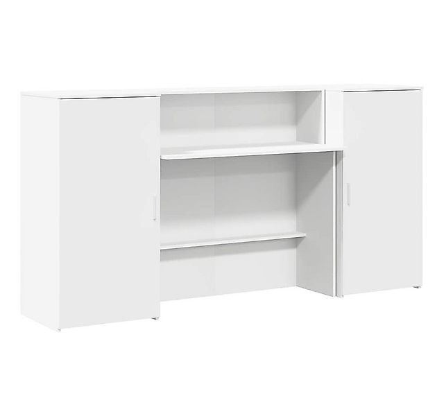 vidaXL Schreibtisch Empfangstheke Weiß 200x50x103,5 cm Holzwerkstoff günstig online kaufen