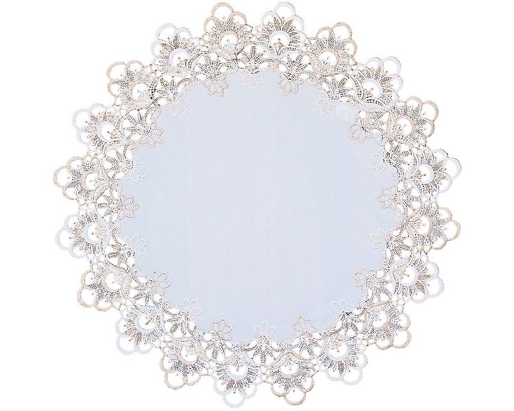 matches21 HOME & HOBBY Tischdecke Tischdecke MIRA filigrane Spitze Jaquard günstig online kaufen