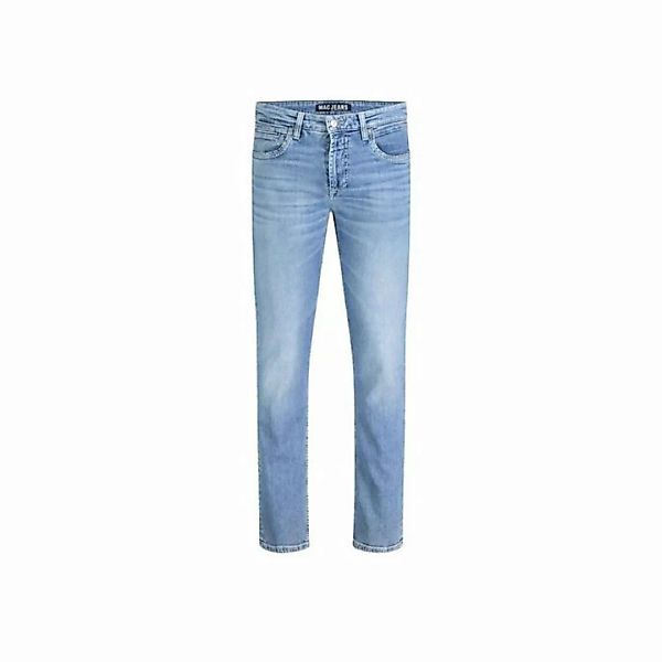 MAC Straight-Jeans mittel-blau regular (1-tlg) günstig online kaufen