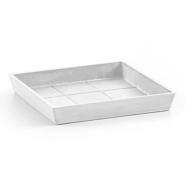 ECOPOTS Topfuntersetzer »Quadratisch 20 Weiß« für innen und außen: frostsic günstig online kaufen